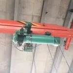 Взрывозащищённый электрический однобалочный подвесной мостовой кран (4)