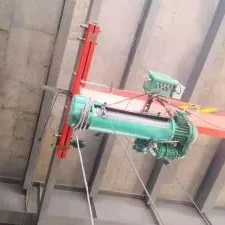 Взрывозащищённый электрический однобалочный подвесной мостовой кран (6)